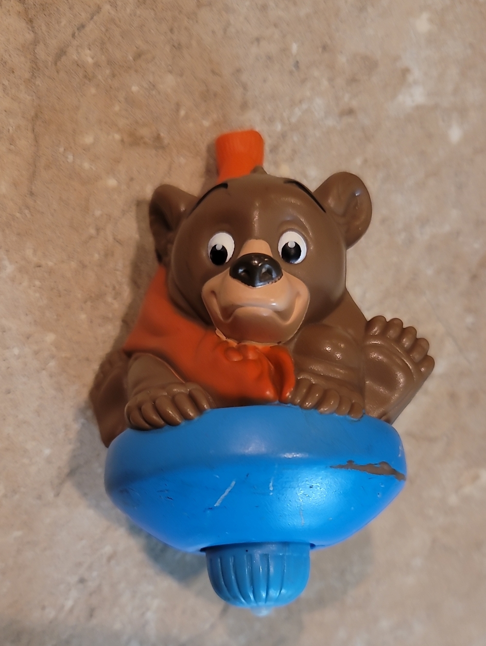 Brother Bear Spinning Toy for Kids - Brown & Blue
